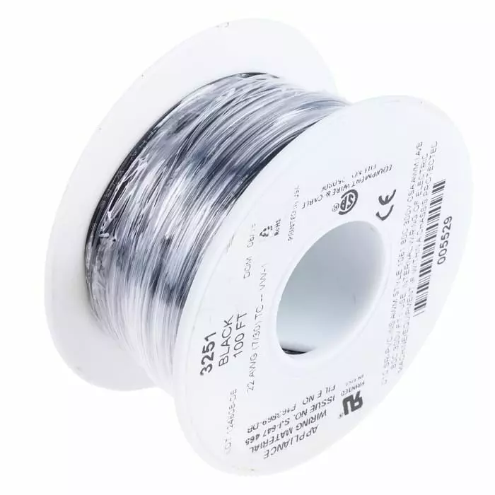 alpha-wire-single-core-hook-up-wire-033-mm-nominal-area-black-30-m-length-3251-bk005