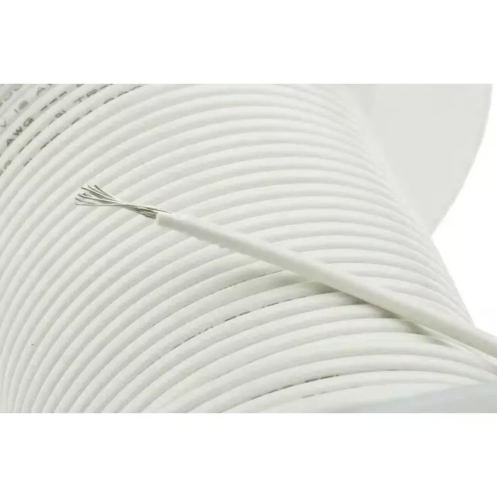 Alpha Wire Single Core Hook Up Wire 0.75 mm² Nominal Area White 30 m Length, 3055 WH005