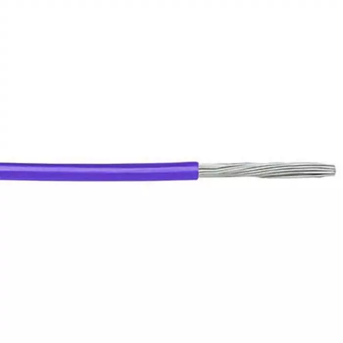 Alpha Wire Single Core Equipment Wire 0.09 mm² Nominal Area Purple 30 m Length, 5852 VI005