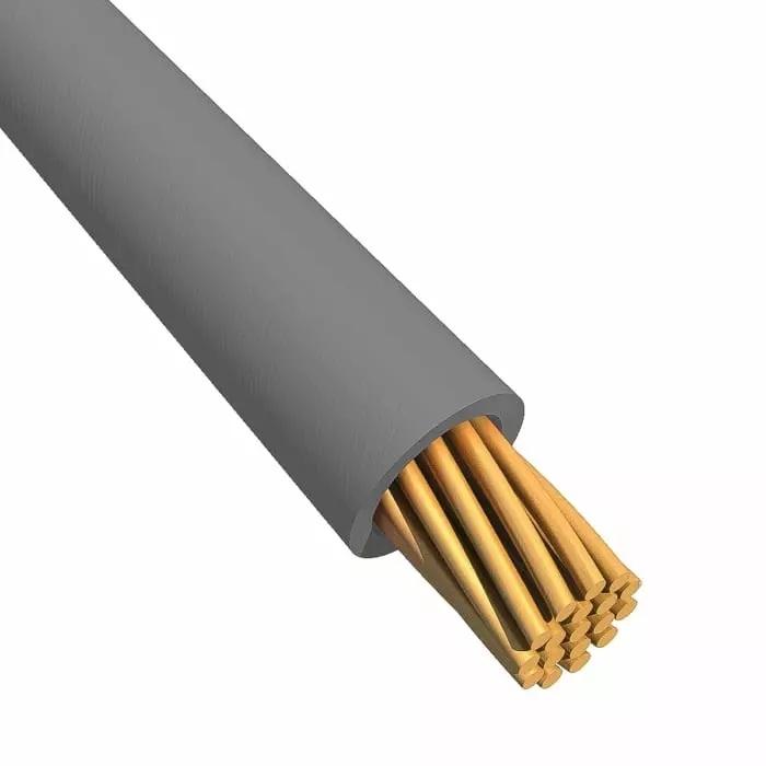 Alpha Wire Ecogen Single Core Hook Up Wire 3.3 mm² Nominal Area Grey 30 m Length, 6718 SL005