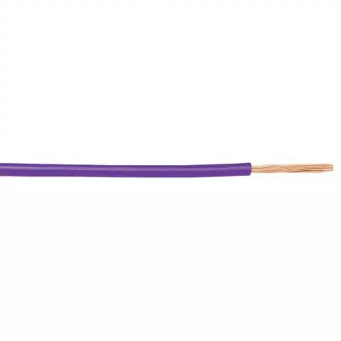 Alpha Wire Single Core Hook Up Wire 0.52 mm² Nominal Area Purple 30 m Length, 1553 VI005