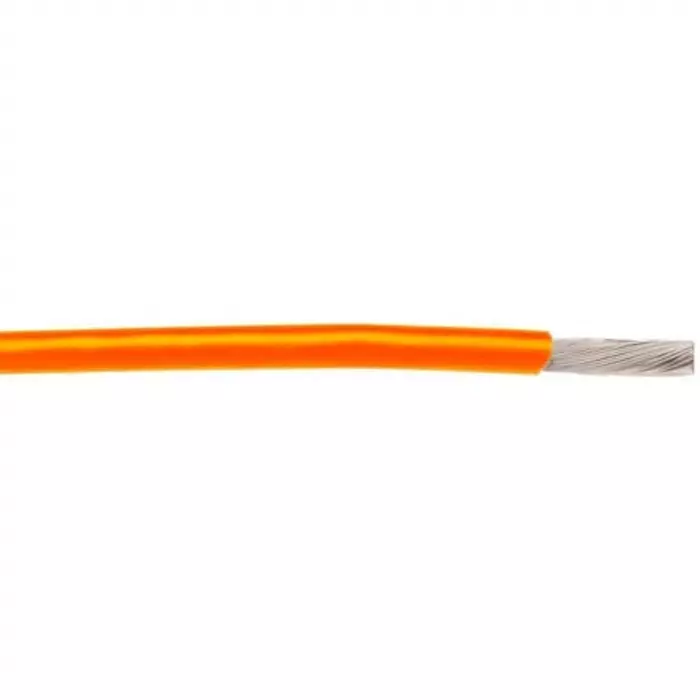 Alpha Wire Single Core Hook Up Wire 0.24 mm² Nominal Area Orange 30.5 m Length, 2844/19 OR005