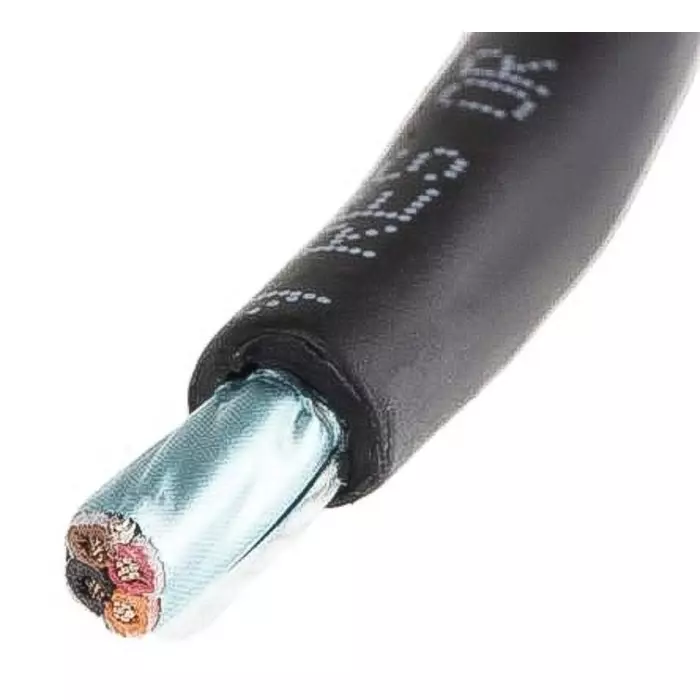 Alpha Wire Control Cable 4 Core 0.56 mm² Area Black 30 m Length, 25464 BK005