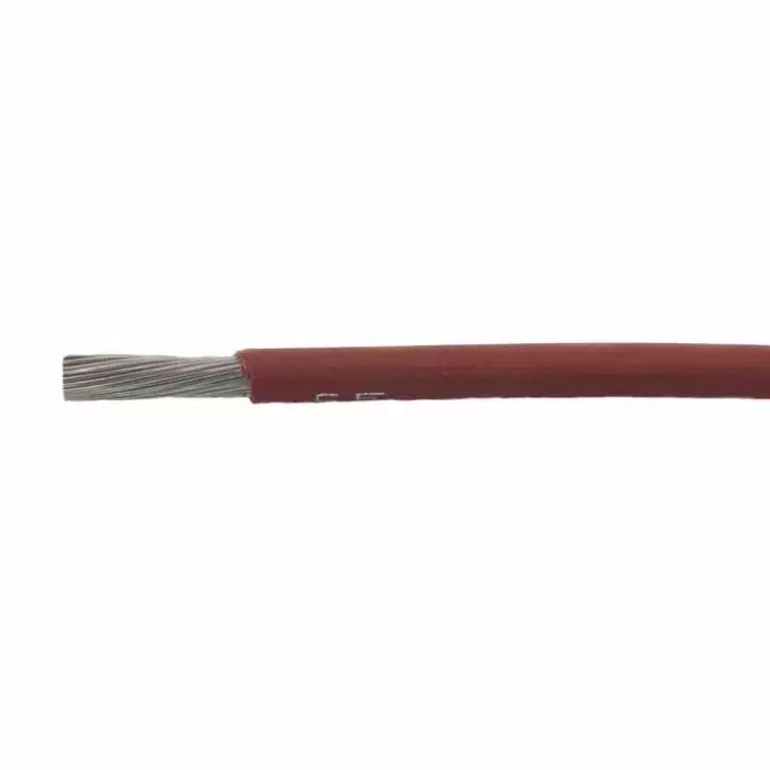 Alpha Wire Ecogen Metric Single Core Hook Up Wire 0.25 mm² Brown 50 m Length, 67025 BR033