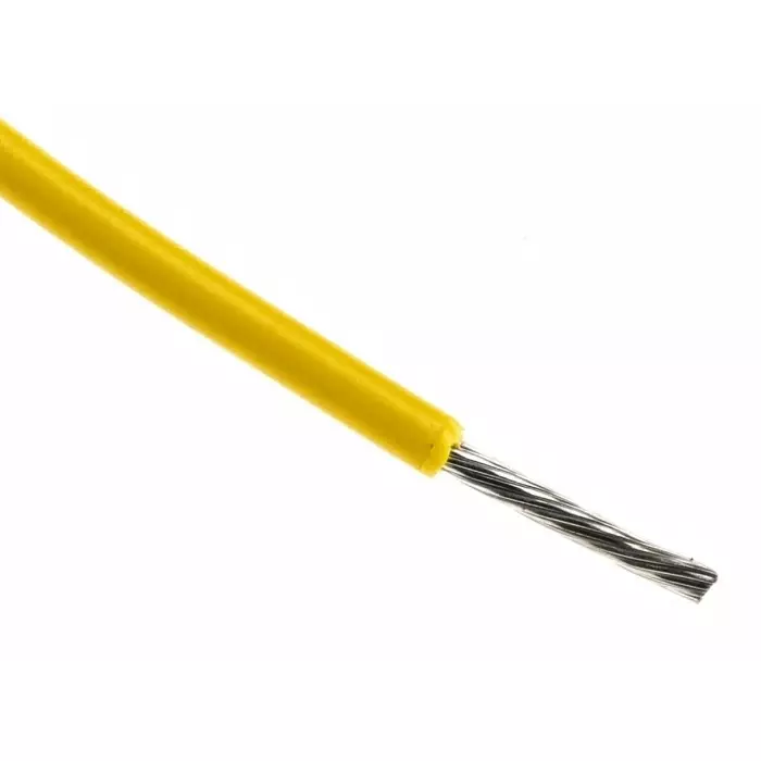 Alpha Wire Single Core Hook Up Wire 0.81 mm² Nominal Area Yellow 305 m Length, 3055 YL001