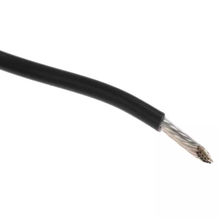 Alpha Wire Single Core Hook Up Wire 0.96 mm² Nominal Area Black 30 m Length, 5857 BK005