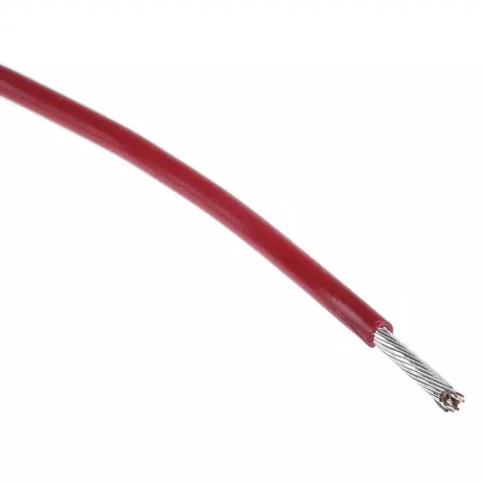 Alpha Wire Single Core Harsh Environment Wire 0.23 mm² Nominal Area Red 30 m Length, 3050 RD005