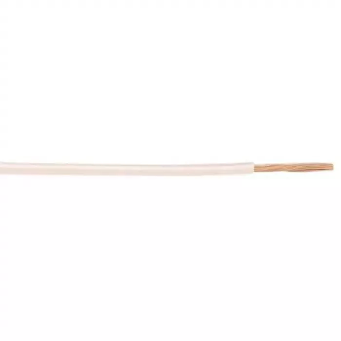 Alpha Wire Single Core Hook Up Wire 0.2 mm² Nominal Area White 305 m Length, 1854/19 WH001