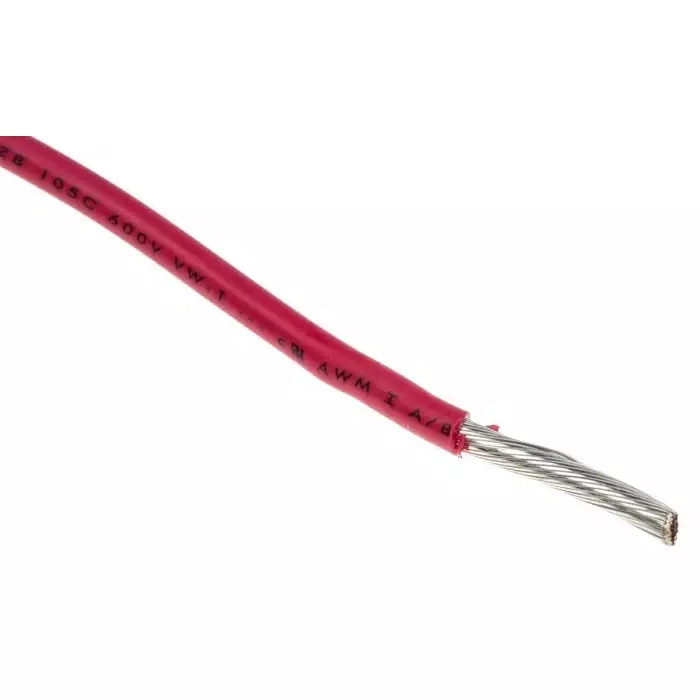 Alpha Wire Ecogen Single Core Hook Up Wire 3.3 mm² Nominal Area Red 30 m Length, 6718 RD005