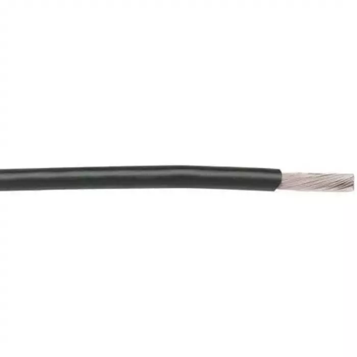 Alpha Wire Single Core Hook Up Wire 0.2 mm² Nominal Area Black 30 m Length, 5874 BK005