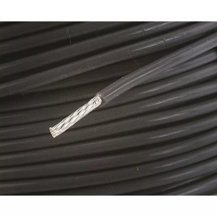 Alpha Wire Single Core Equipment Wire 1.23 mm² Nominal Area Grey 30 m Length, 5858 SL005