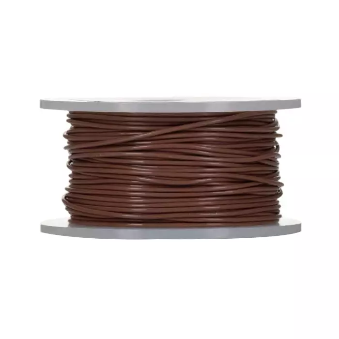 Alpha Wire Single Core Equipment Wire 0.35 mm² Nominal Area Brown 30 m Length, 5855/7 BR005