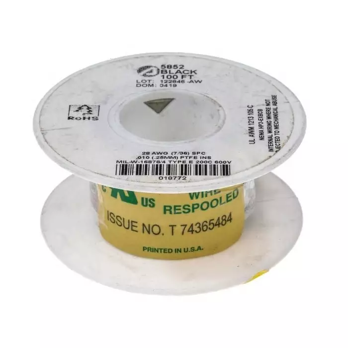 alpha-wire-single-core-hook-up-wire-009-mm-nominal-area-black-30-m-length-5852-bk005
