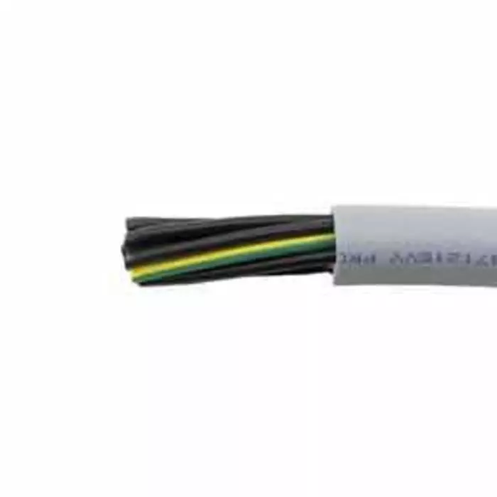Alpha Wire Control Cable 5 Core 1 mm² Area Grey 50 m Length, 470051YY GE321