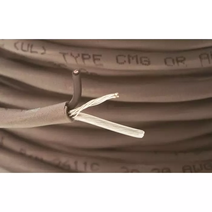 Alpha Wire Communication Control Cable 2 Core 0.56 mm² Area Grey 30 m Length, 2411C SL005