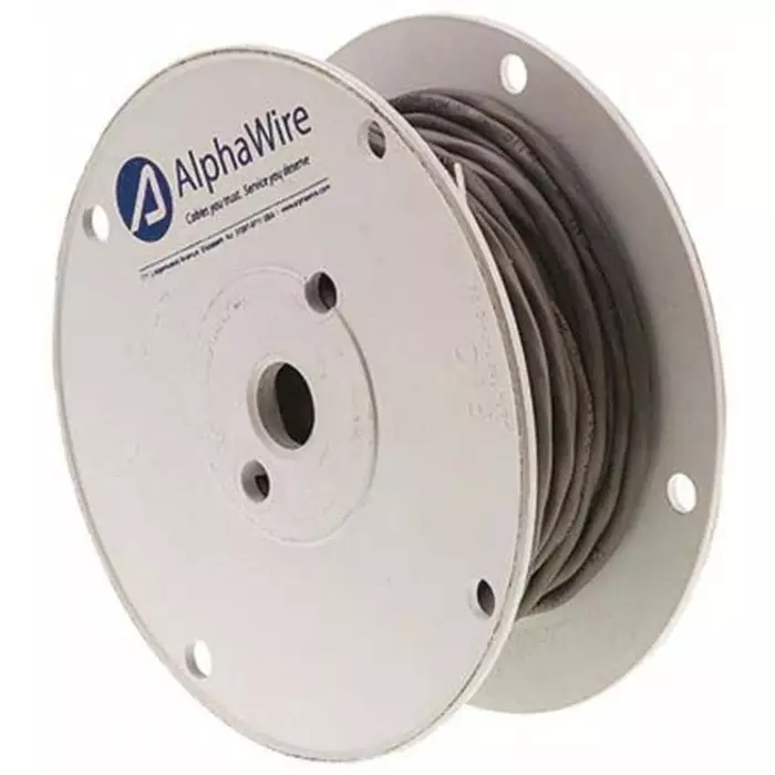 Alpha Wire Communication Control Cable 2 Core 0.56 mm² Area Grey 30 m Length, 2411C SL005