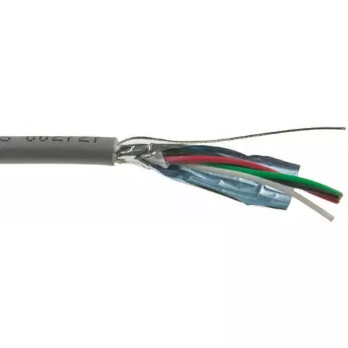 Alpha Wire Multicore Industrial Cable 4 Core 0.2 mm² Area Grey 30 m Length, 86204CY SL005