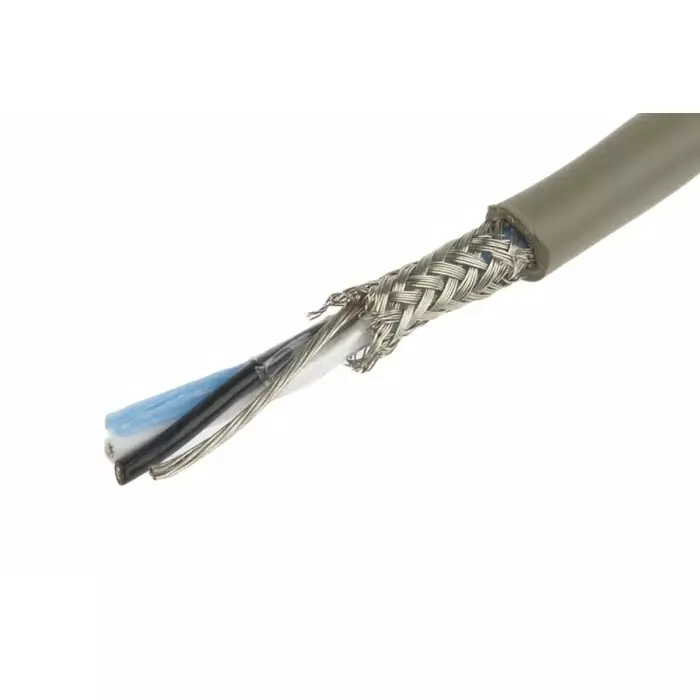 Alpha Wire Data Cable 2 Core 0.35 mm² Area Grey 50 m Length, B964013 GE321