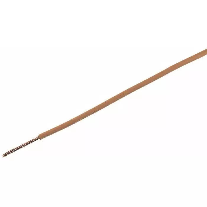 Prysmian 6491X Series Brown 1.5 mm² Hook Up Wire 7/0.53 mm 100m, 20145125