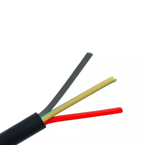 Polytex 1 Sq mm Shielded Flexible Cable 3 Core PVC Insulated 100 m Cable Length Black Copper & Aluminium, (Pack of 10 Rolls)