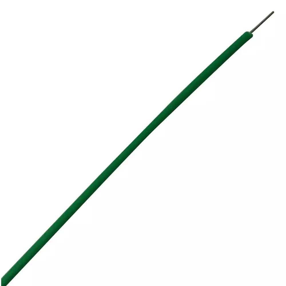 MULTICOMP PRO Hook Up Wire Silver Plated Copper 0.05 mm² Conductor Area 600 V Green, MP013971