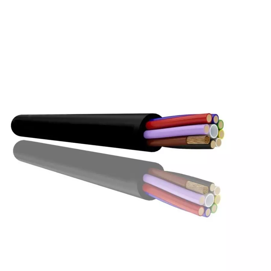 MULTICOMP PRO Multicore Cable 4 mm² Conductor Area Black, MP007922