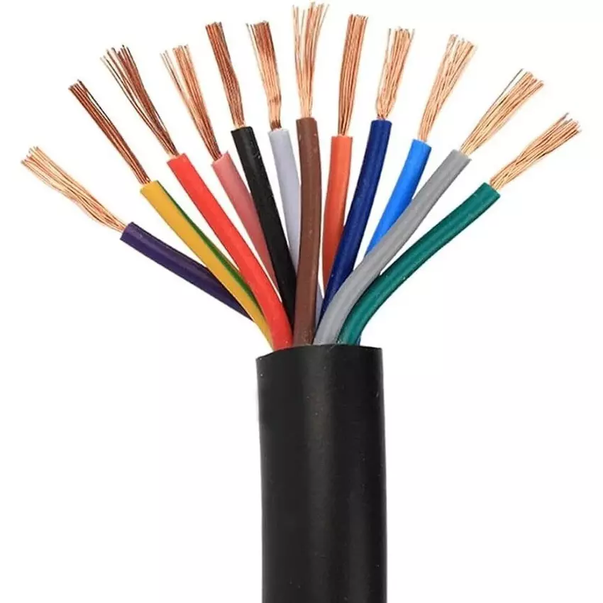 GVD Flexible Cables Black Color Copper Conductor 12 Core 1 Sq. mm Nominal Area and 45 m Length
