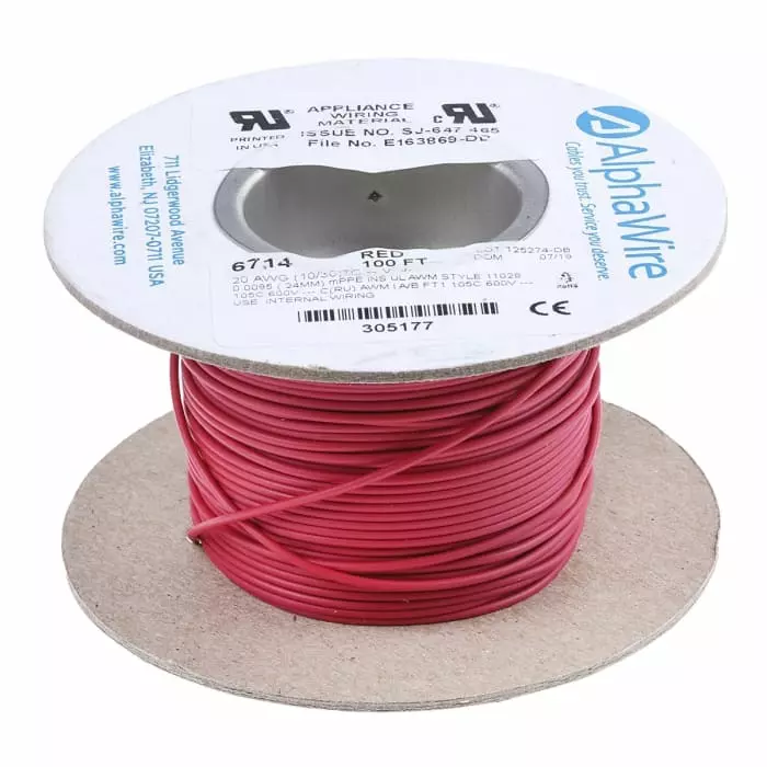 alpha-wire-ecogen-single-core-hook-up-wire-052-mm-nominal-area-red-30-m-length-6714-rd005