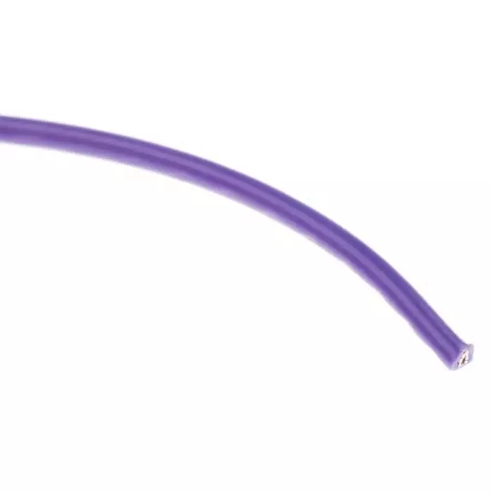 Alpha Wire Single Core Hook Up Wire 0.52 mm² Nominal Area Purple 30 m Length, 3053 VI005
