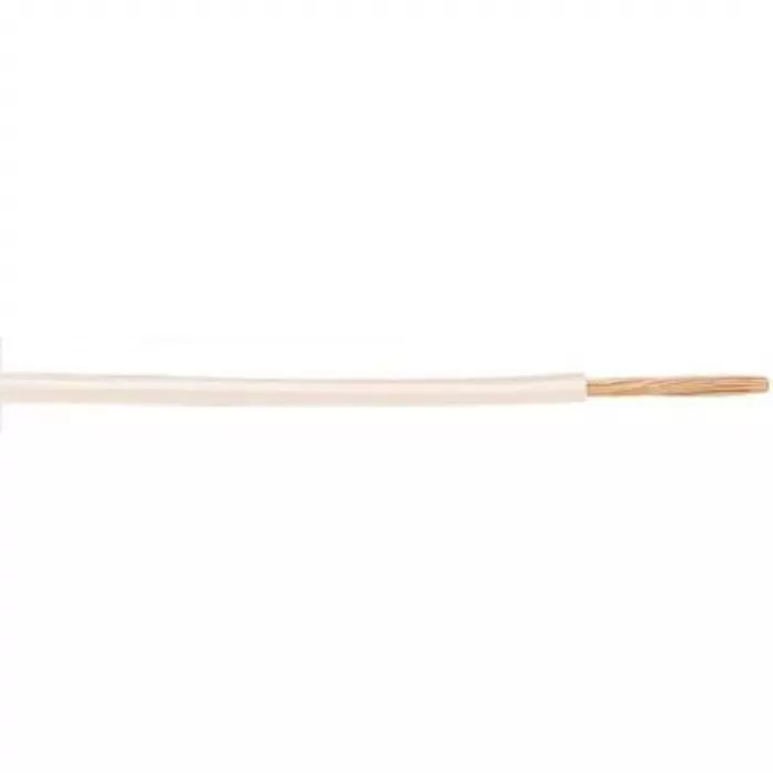 Alpha Wire Single Core Hook Up Wire 0.52 mm² Nominal Area White 30 m Length, 392097 WH005