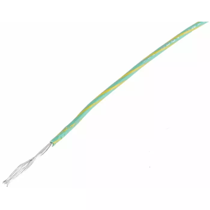 alpha-wire-ecogen-single-core-hook-up-wire-075-mm-green-yellow-30-m-length-6715-gy005