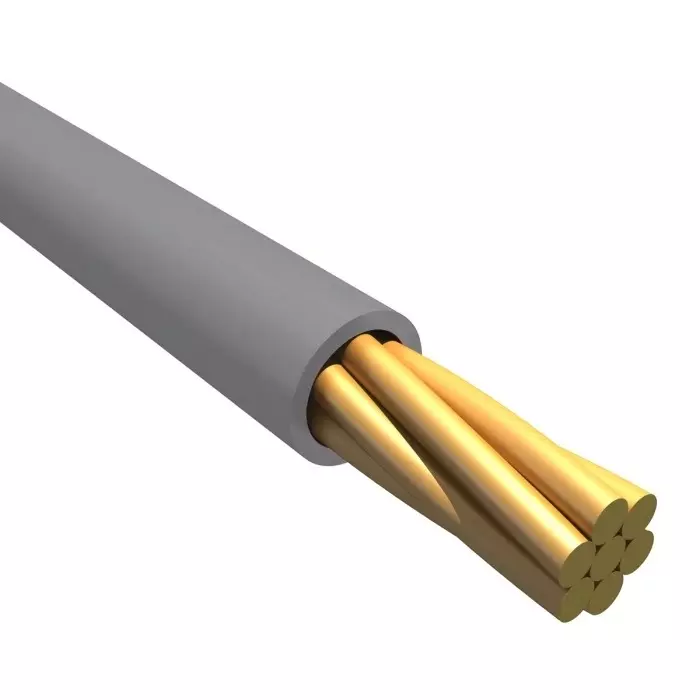 Alpha Wire Single Core Hook Up Wire 0.52 mm² Nominal Area Grey 30 m Length, 1856 SL005