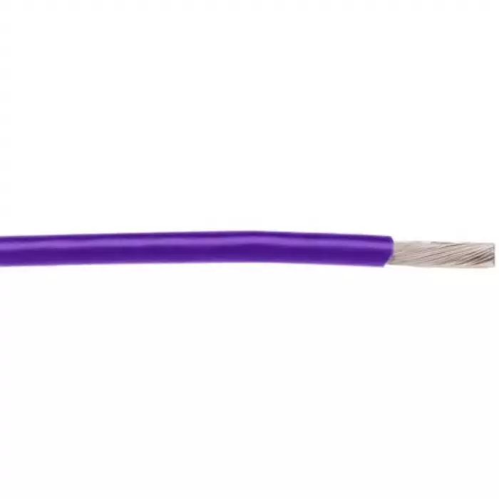Alpha Wire Single Core Hook Up Wire 0.2 mm² Nominal Area Purple 30 m Length, 5874 VI005