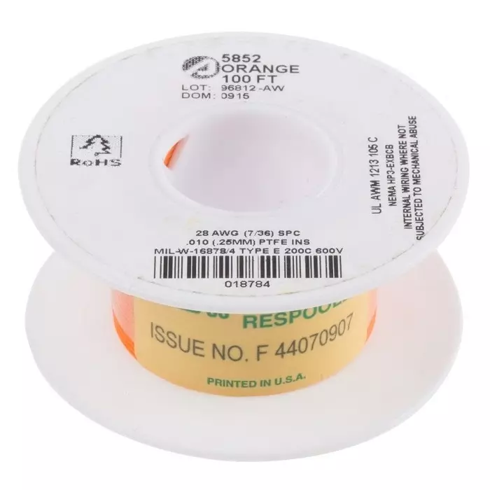 alpha-wire-single-core-equipment-wire-009-mm-nominal-area-orange-30-m-length-5852-or005