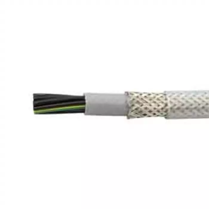 Alpha Wire Control Cable 2 Core 1 mm² Area Grey 100 m Length, 470021CY GE033