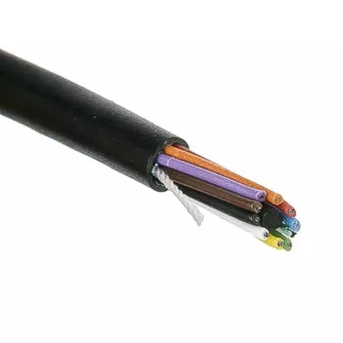 Alpha Wire Control Cable 10 Core 0.35 mm² Area Black 30 m Length, 25010 BK005