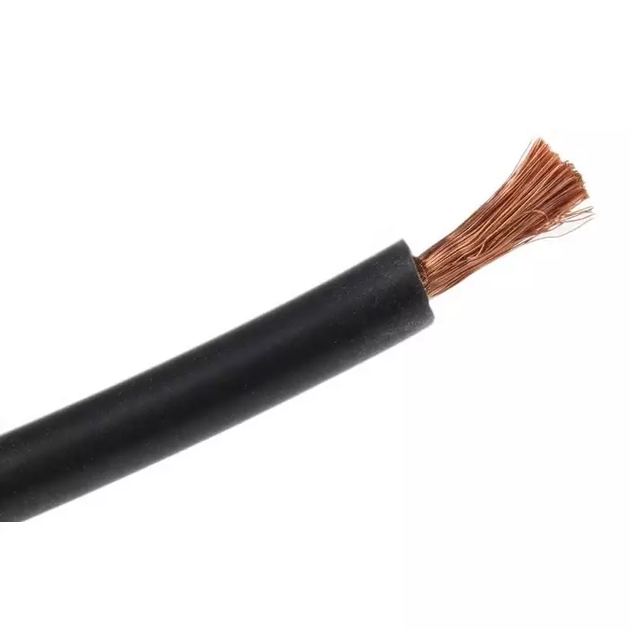 Hew Heinz Eilentropp SIFF Series Black 2.5 mm² Hook Up Wire 13 AWG 651/0.07 mm 5m Silicone Insulation, 13435-01-005
