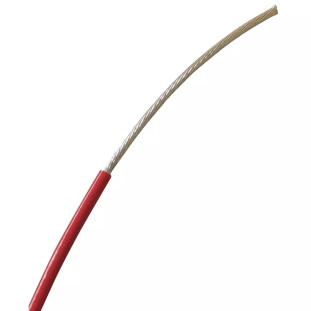 MULTICOMP PRO Hook Up Wire Silver Plated Copper 0.34 mm² Conductor Area 600 V Red, MP013760