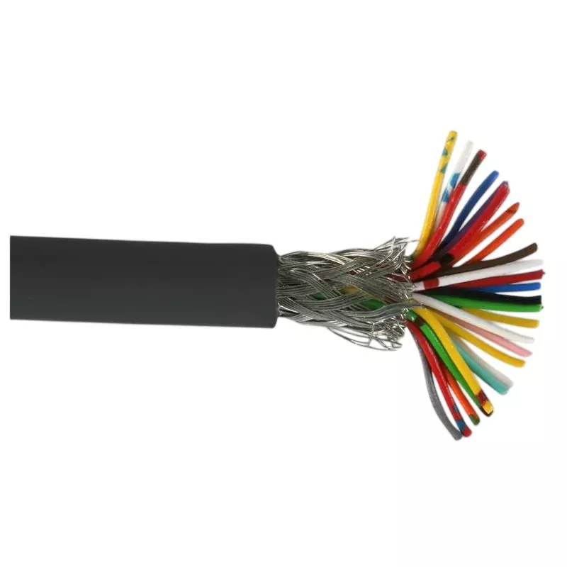 MULTICOMP PRO Multicore Cable Tinned Copper 0.2 mm² Conductor Area 440 V Black, MP002380