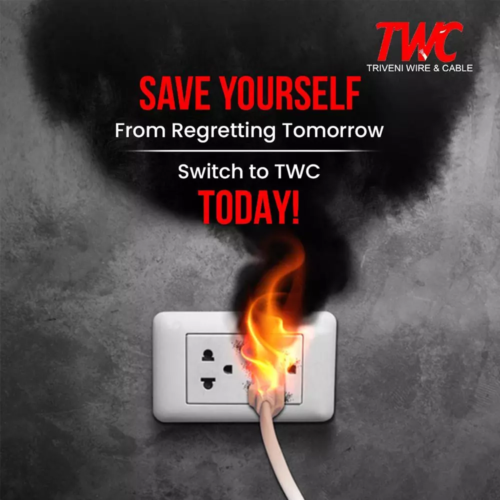TWC Advance 4 Sq.mm 1 Core Flame Retardant Flexible Cable Black (90 m)