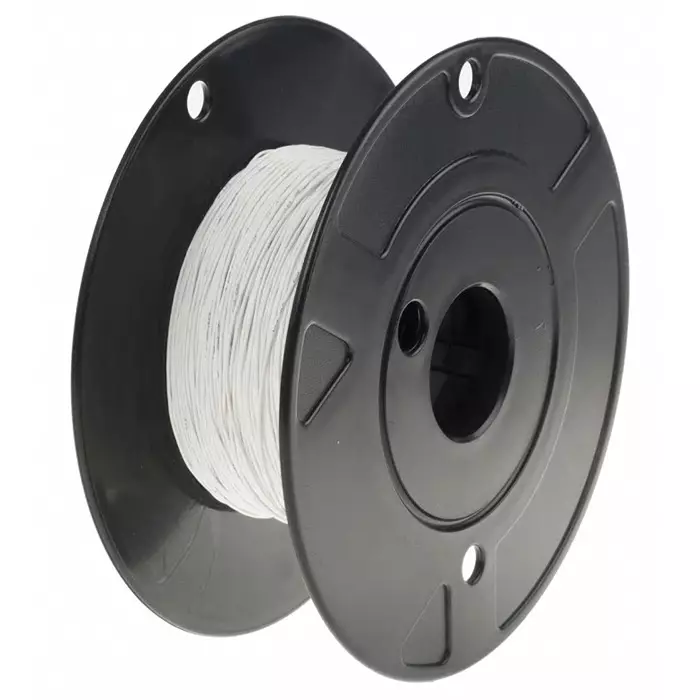RS PRO 1113142 0.2 mm² Single Core Hook Up Wire White 100 m