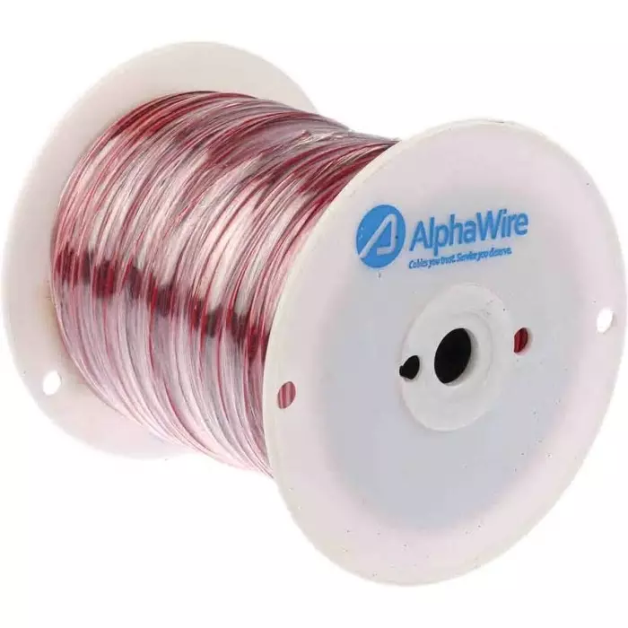 alpha-wire-single-core-hook-up-wire-132-mm-nominal-area-red-305-m-length-3057-rd001