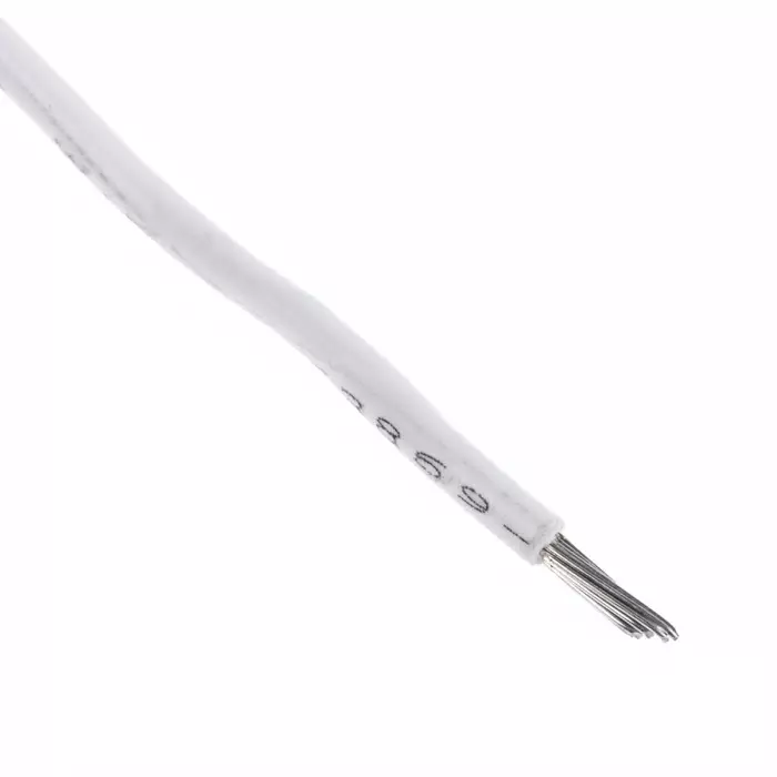 Alpha Wire Single Core Hook Up Wire 0.81 mm² Nominal Area White 305 m Length, 3055 WH001