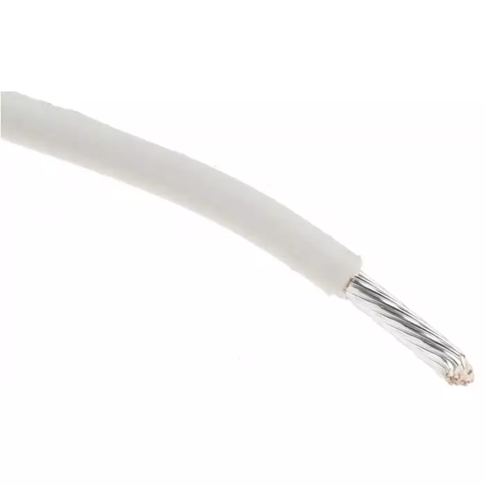 Alpha Wire Single Core Hook Up Wire 0.96 mm² Nominal Area White 30 m Length, 5857 WH005