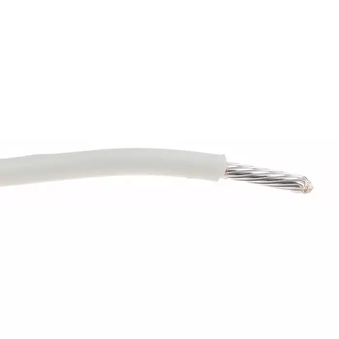 Alpha Wire Single Core Hook Up Wire 0.96 mm² Nominal Area White 30 m Length, 5857 WH005