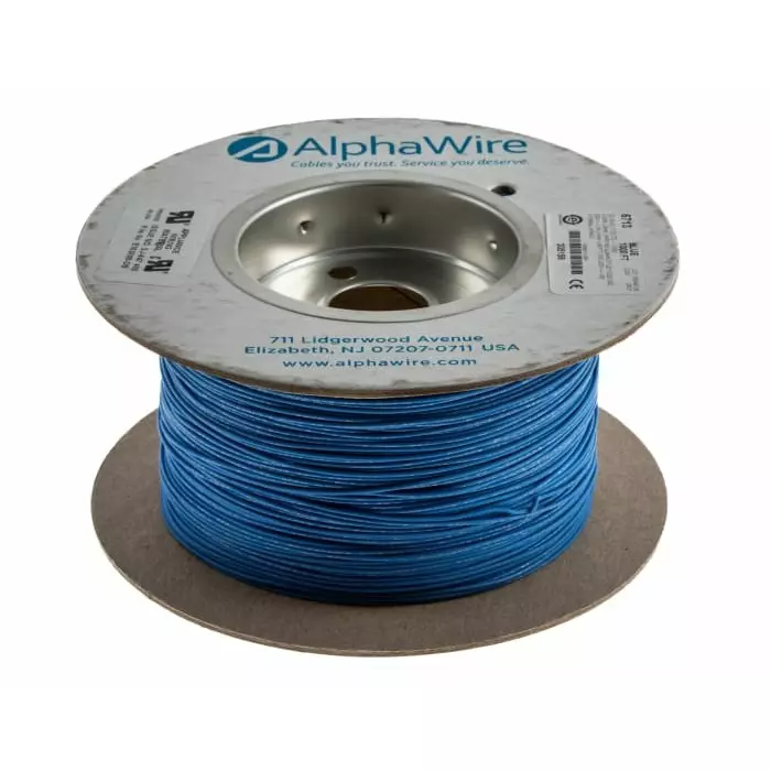 Alpha Wire Ecogen Single Core Hook Up Wire 0.33 mm² Nominal Area Blue 305 m Length, 6713 BL001