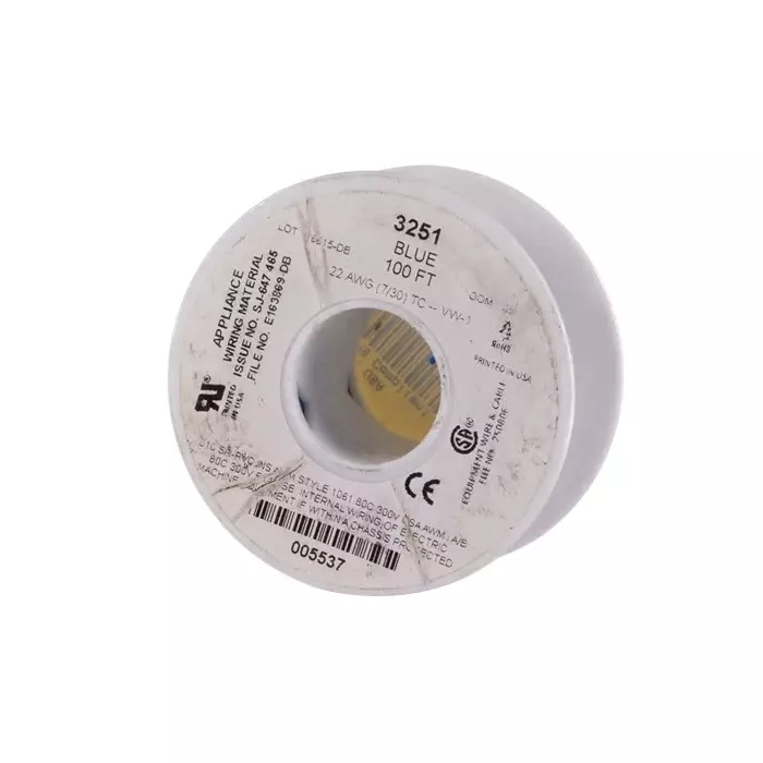 Alpha Wire Single Core Hook Up Wire 0.33 mm² Nominal Area Blue 30 m Length, 3251 BL005