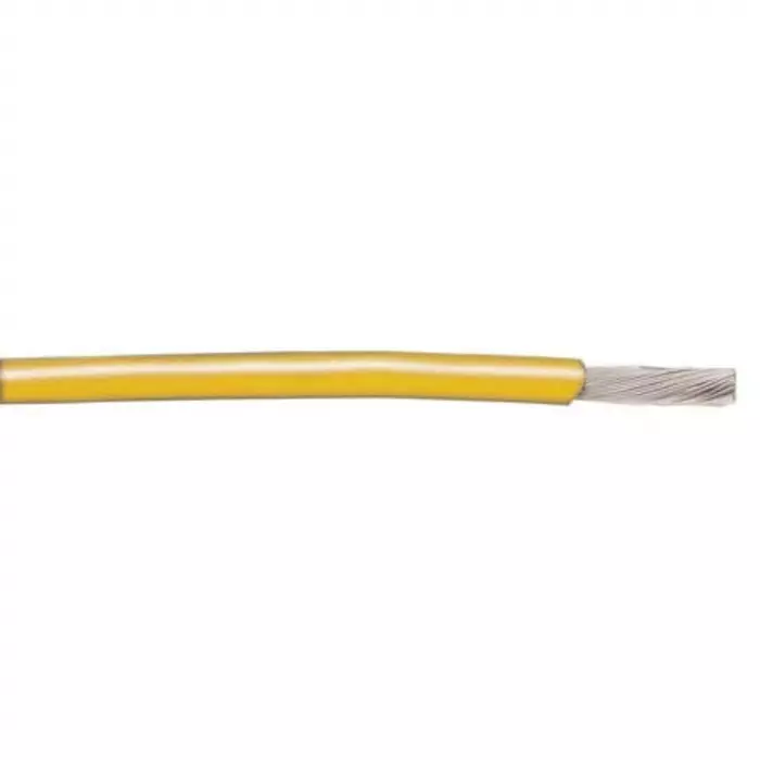 Alpha Wire Single Core Equipment Wire 0.96 mm² Nominal Area Yellow 30 m Length, 5857 YL005