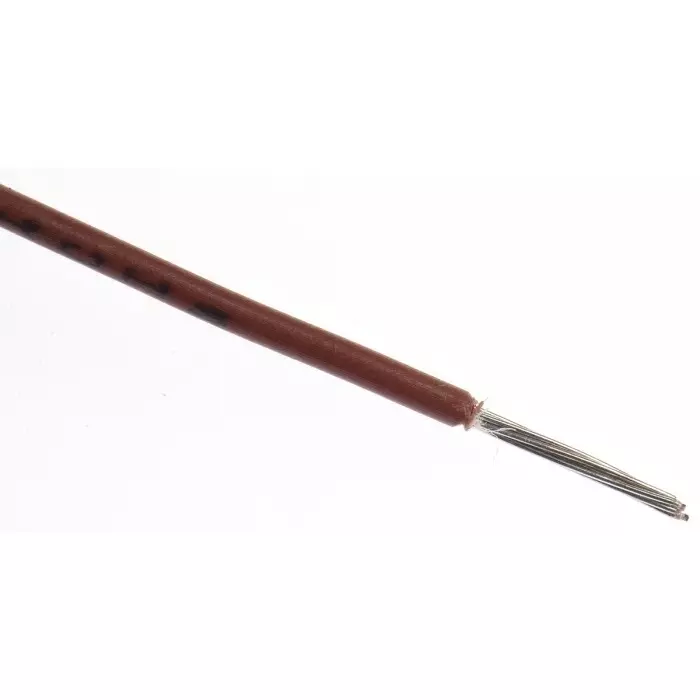 Alpha Wire Single Core Hook Up Wire 0.2 mm² Nominal Area Brown 30 m Length, 3250 BR005