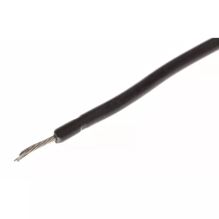 Alpha Wire Single Core Hook Up Wire 0.52 mm² Nominal Area Black 30 m Length, 3073 BK005